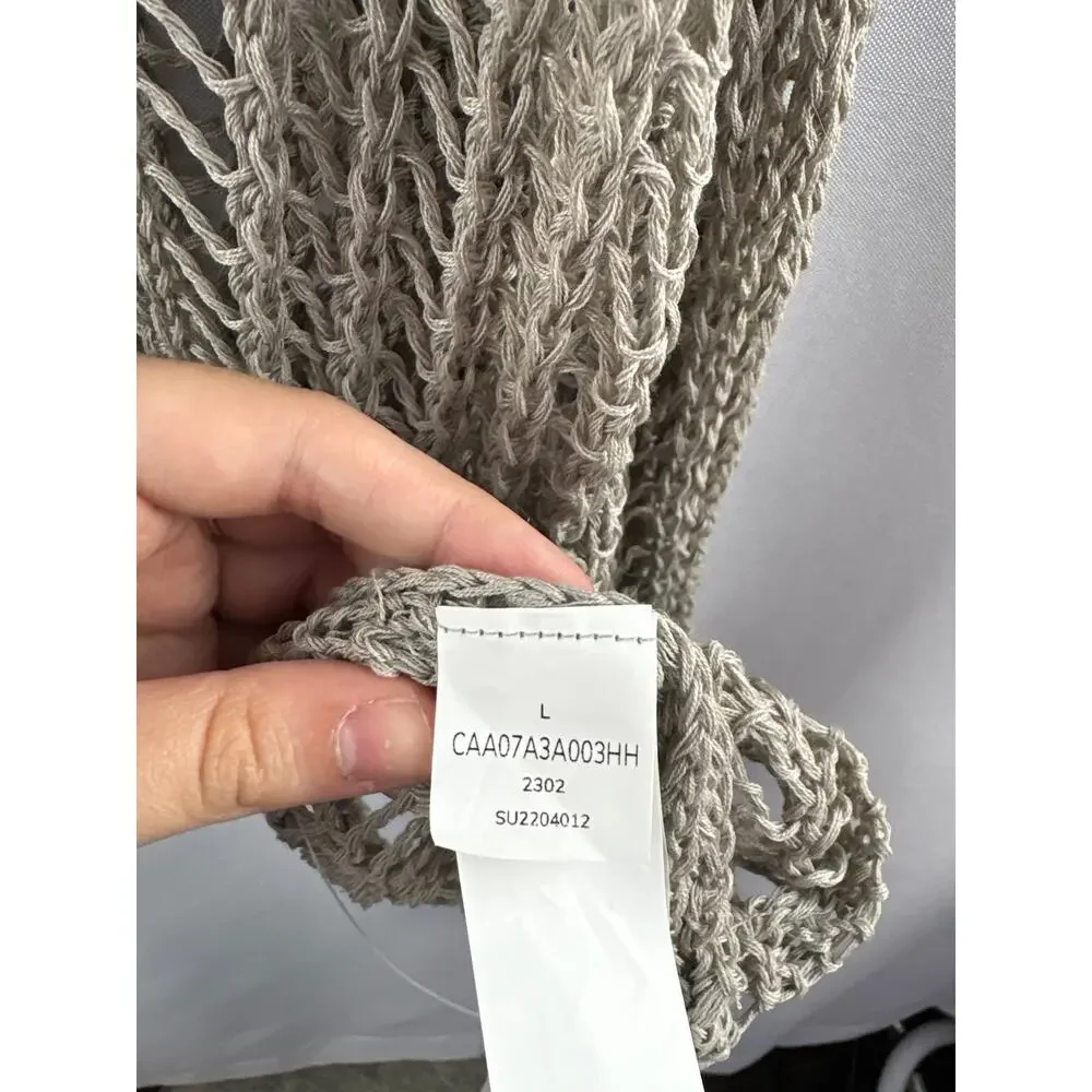 Women’s Cupshe Large Beige Wide Knit Sweater